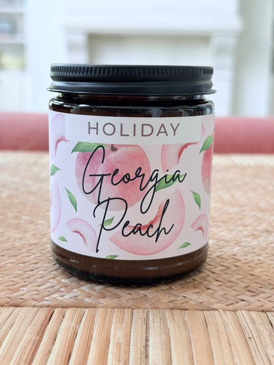 Georgia Peach Holiday Candle