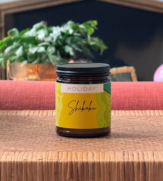 Shikoku Holiday Candle         (Yuzu Blossom + Sea Salt)