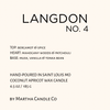 LANGDON NO. 4 Candle