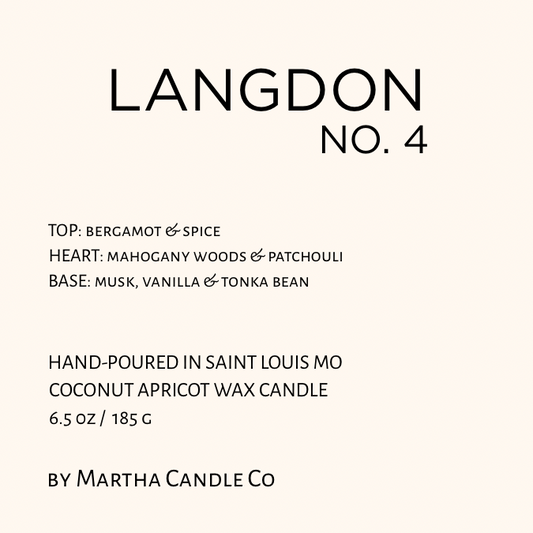 LANGDON NO. 4 Candle