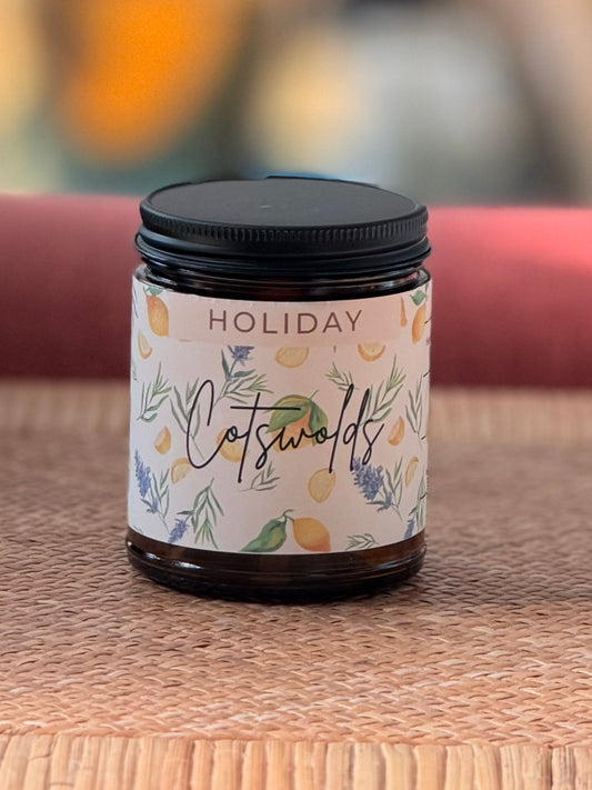 The Cotswolds Holiday Candle                                    (Lemon + Lavender)
