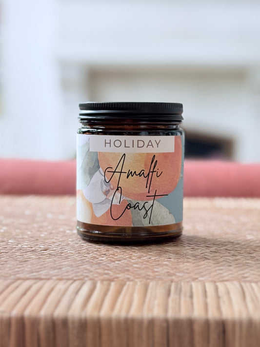 Amalfi Coast Holiday Candle  (White Tea + Citrus + Ginger)