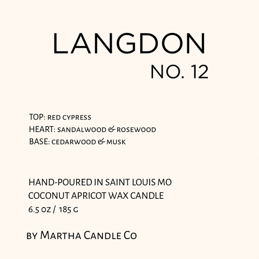 LANGDON NO. 12 Candle