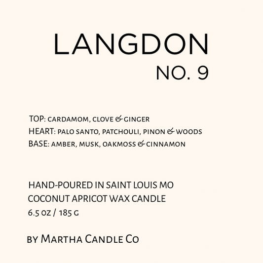 LANGDON NO. 9 Candle