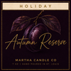 Autumn Reserve Limited Edition Candle (Midnight Plum + Patchouli)