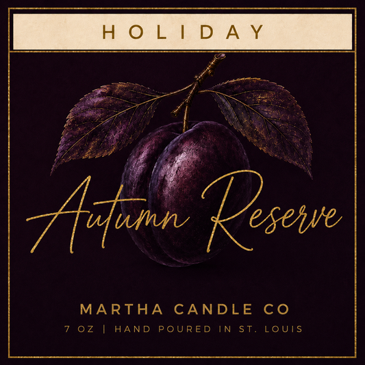 Autumn Reserve - Fall Edition Candle (Midnight Plum + Patchouli)
