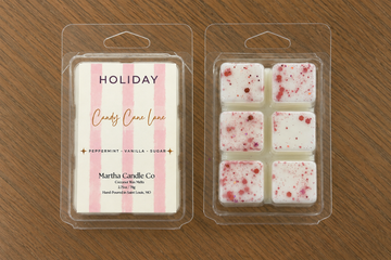 Candy Cane Lane Wax Melts (Peppermint + Vanilla + Sugar)