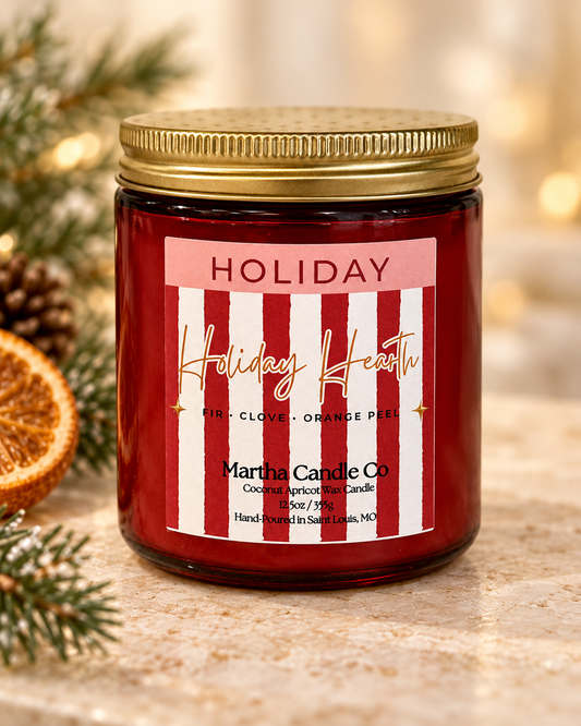 Holiday Hearth - Winter Edition Candle (Fir + Clove + Orange Peel)