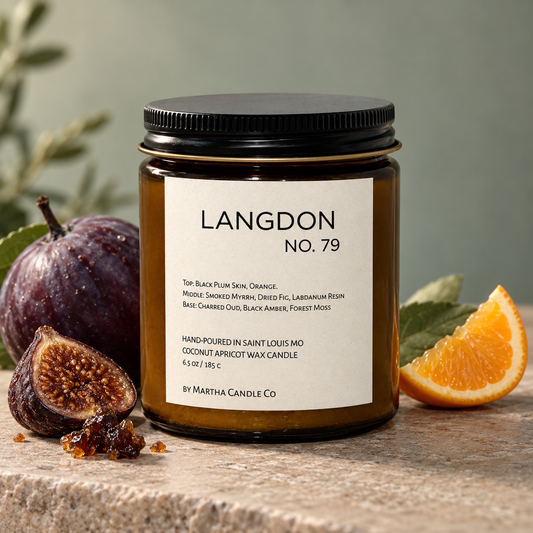 LANGDON NO. 79 Candle    (Fig + Smoked Oud + Amber)