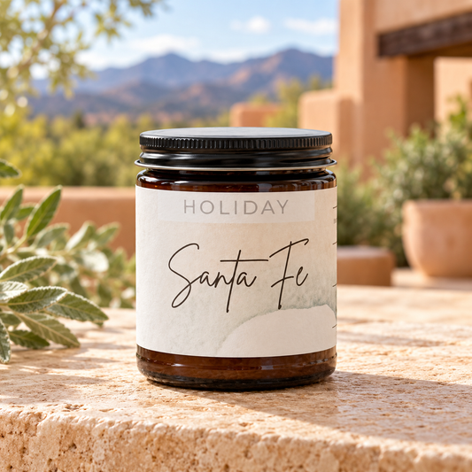 Santa Fe Holiday Candle      (Cedar + Musk + Lavender)