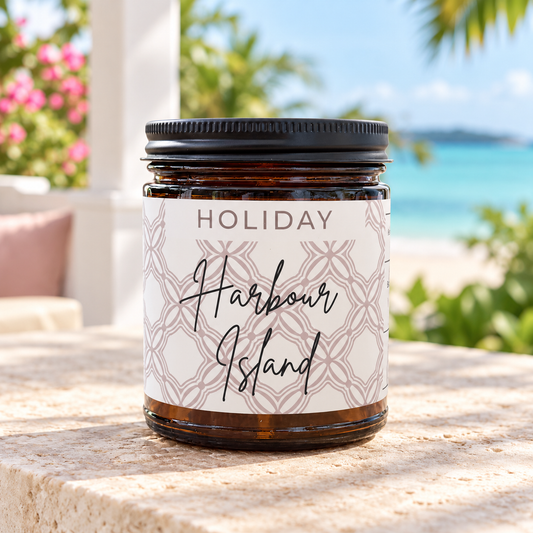 Harbour Island Holiday Candle (Bergamot + Orange + Gardenia + Coconut)