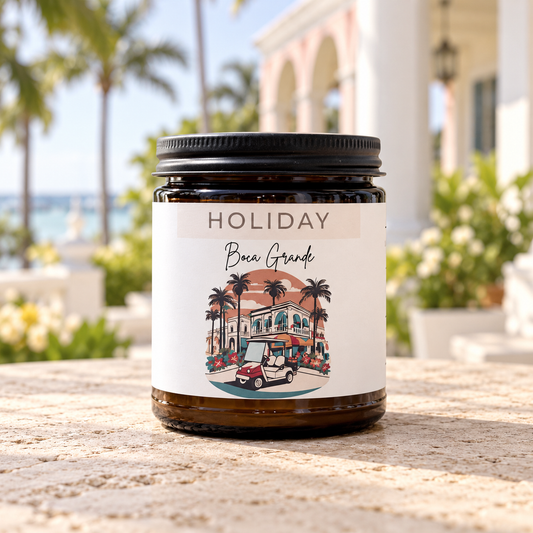Boca Grande Holiday Candle (Citrus + Champagne)