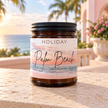 Palm Beach Holiday Candle    (Pistachio + Almond + Vanilla)
