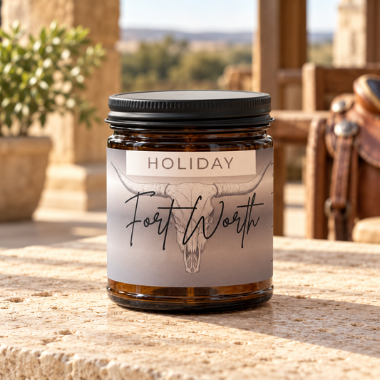 Fort Worth Holiday Candle     (Tobacco + Leather + Olibanum)