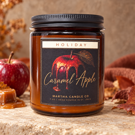 Caramel Apple - Fall Edition Candle (Green Apple + Caramel Glaze)