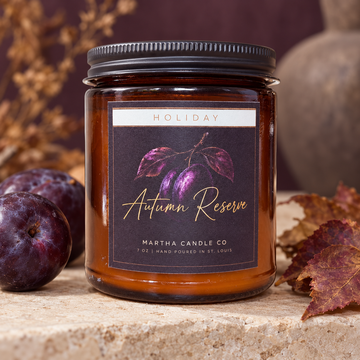 Autumn Reserve - Fall Edition Candle (Midnight Plum + Patchouli)
