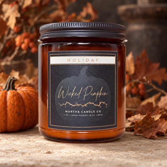 Wicked Pumpkin - Fall Edition Candle (Pumpkin + Chai)
