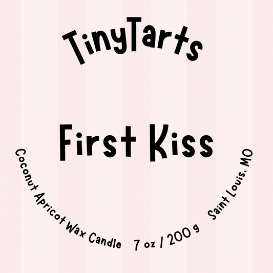 First Kiss TinyTarts Candle